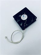Вентилятор охлаждения Б/У радиатора и индуктора YHWF-8025 DC 18V на платах генератора в индукционных плитах YHWF-8025-бу