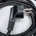 Сетевой шнур питания утюга в тканевой чёрной оплётке 16A 250V длина 2м 00754029-1